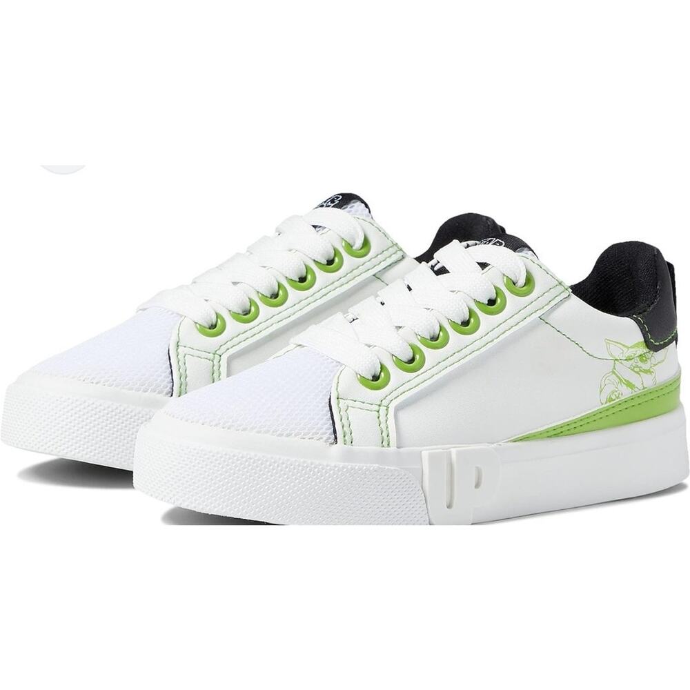 Star Wars Mandalorian Ground Up Tennis Shoes Size 7 Green And White